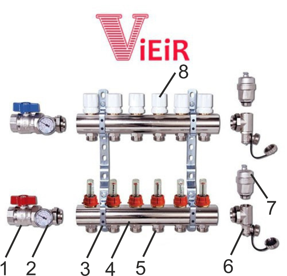 Устройство коллекторного блока Vieir